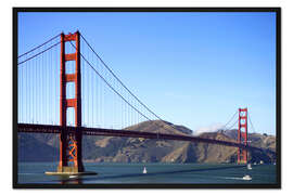 Gerahmter Kunstdruck Golden Gate Brücke