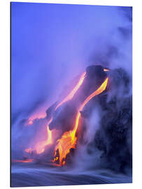 Aluminium print Eruption of Kilauea volcano