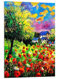 Galleriataulu Landscape with poppies