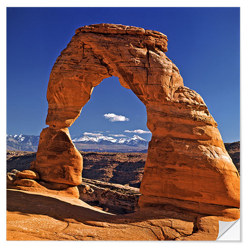 Selvklæbende plakat Arches National Park in Utah