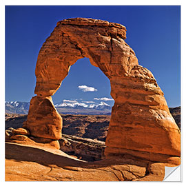 Selvklæbende plakat Arches National Park in Utah