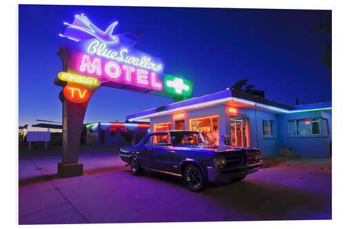 Stampa su PVC Il famoso Blue Swallow Motel