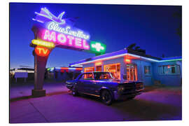 Magnettafel Das berühmte Blue Swallow Motel