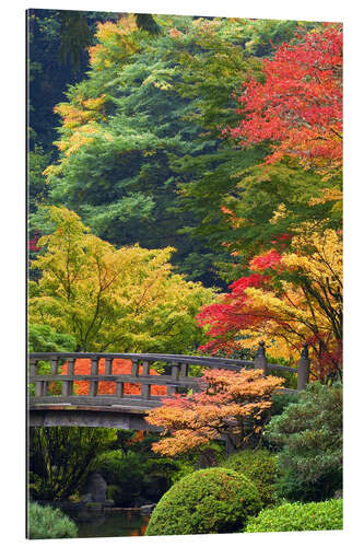 Gallery print Bridge in the Japanese garden