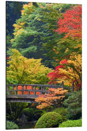 Magnettafel Brücke im Japanischen Garten