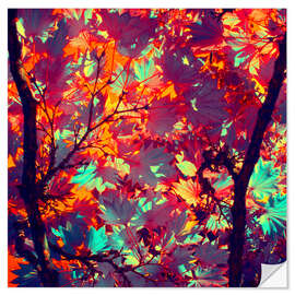 Wall sticker autumn tree II