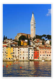 Poster View of Rovinj on the Adriatic