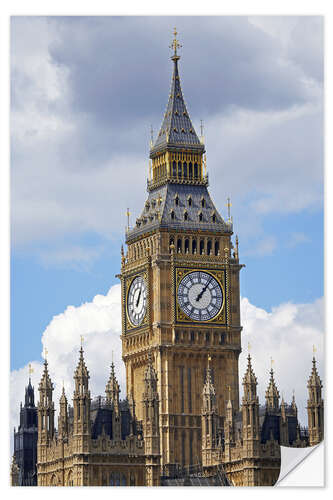 Wandsticker Big Ben und Westminster Palast