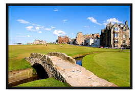 Gerahmter Kunstdruck Golfplatz in St. Andrews
