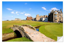 Selvklebende plakat Golf course in St. Andrews