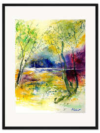 Gerahmter Kunstdruck Die Lichtung im Wald