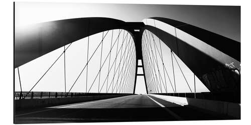 Print på aluminium Fehmarnsund Bridge, Germany