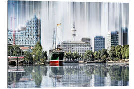 Gallery print Hamburg Germany World Skyline