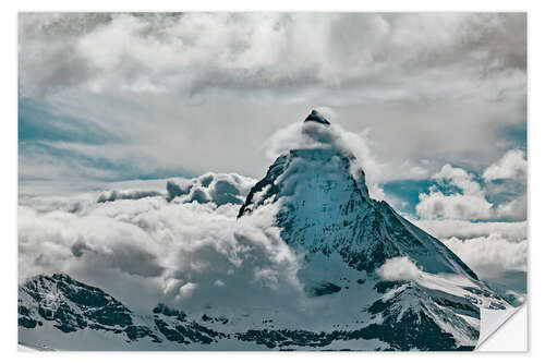 Selvklebende plakat Matterhorn