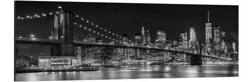 Aluminium print New York City Skyline