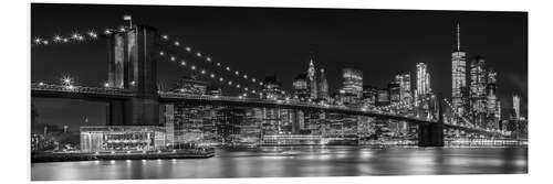 Foam board print New York City Skyline