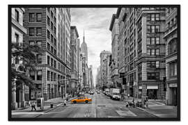 Gerahmter Kunstdruck NEW YORK CITY 5th Avenue