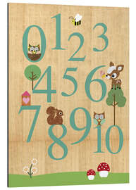 Magnettafel Zahlen lernen mit Eulen