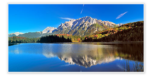 Poster Karwendel mountain Panorama