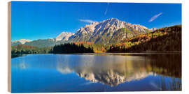 Holzbild Karwendel Panorama