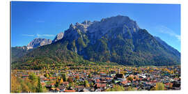 Gallery print Mittenwald with Karwendel mountain