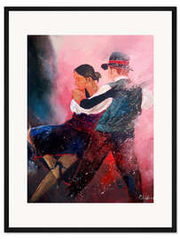 Gerahmter Kunstdruck Tango