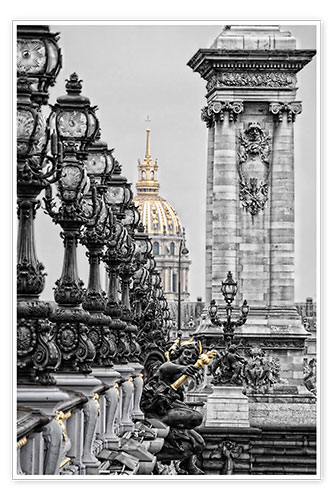 Poster Paris pompeuse