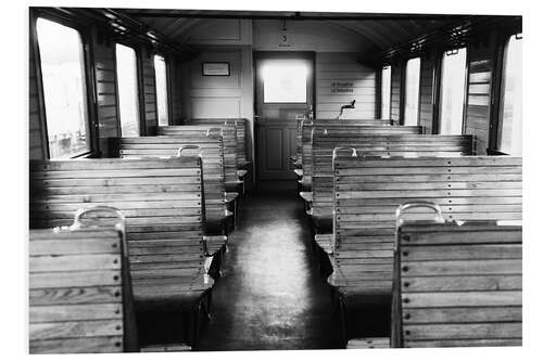 Foam board print Old train compartment