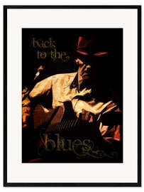 Impression artistique encadrée Back to the blues