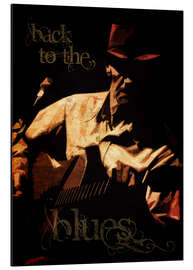 Magnettafel Back to the blues