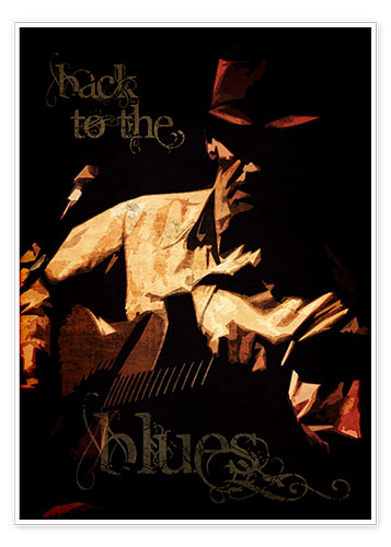 Poster Back to the blues