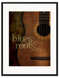 Innrammet kunsttrykk Bluesroots