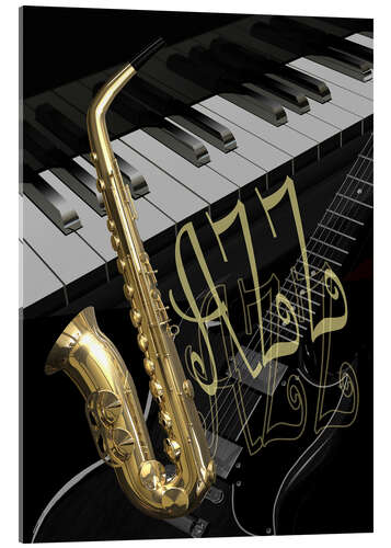 Acrylglas print jazz