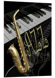 Foam board print jazz