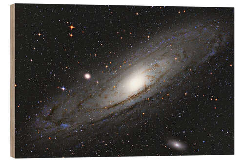 Hout print Andromeda Galaxy M31 I