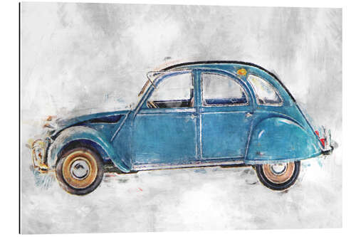 Gallery Print Oldtimer - blau