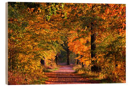 Holzbild Herbst