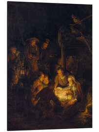 Aluminiumtavla Adoration of the Shepherds. 1646