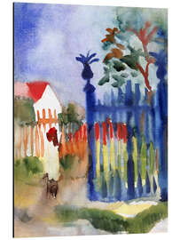 Magnettafel Gartentor