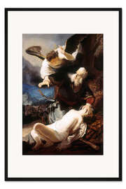 Gerahmter Kunstdruck Opferung Isaaks