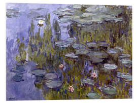 Foam board print Water Lilies (Nympheas)