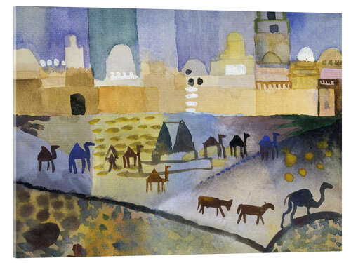 Tableau en verre acrylique Kairouan I