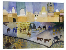 Hartschaumbild Kairouan I - August Macke
