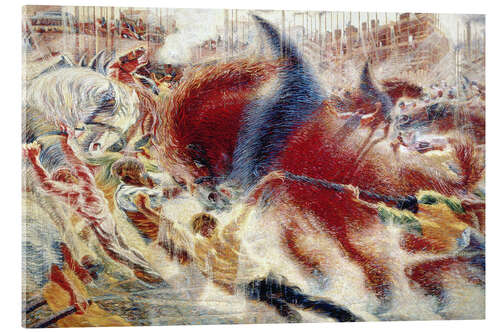 Acrylglasbild Die Stadt wächst. 1910