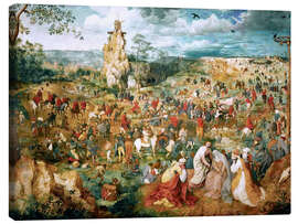 Canvastavla Christ Carrying the Cross - Pieter Brueghel d.Ä.