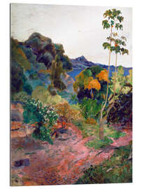 Gallery print  Het landschap van Martinique - Paul Gauguin
