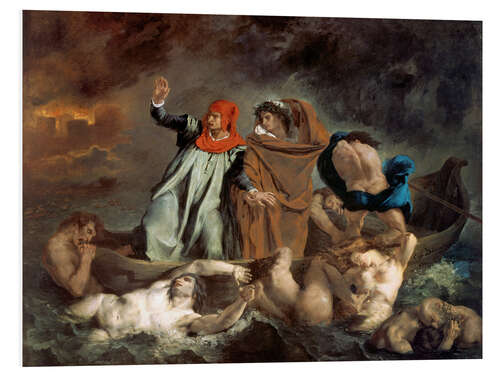 PVC print Dante and Virgil in hell (The Dante Bark)