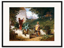 Gerahmter Kunstdruck Die Jugendfreunde