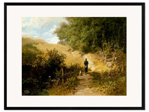 Framed art print Saturday afternoon