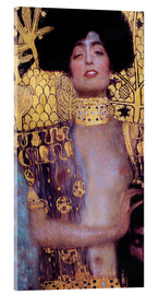 Acrylglas print Judith I (detail) - Gustav Klimt